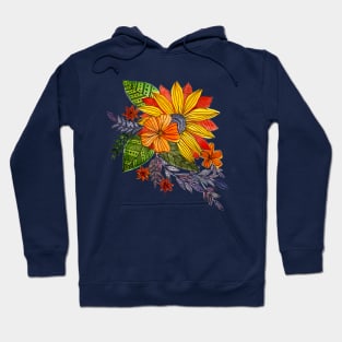 Sunflower watercolor Hoodie